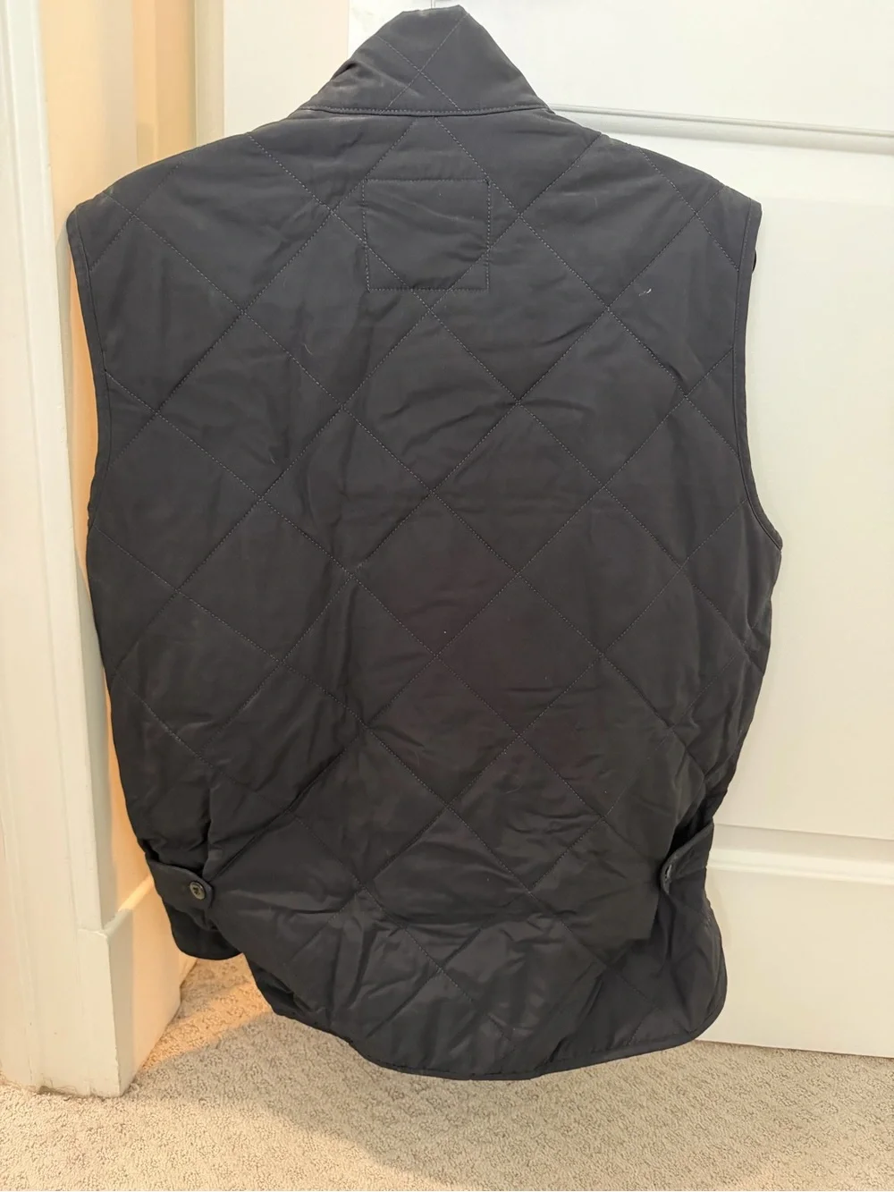J. Crew Sussex Quilted Vest, Navy -M